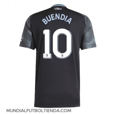 Camiseta Aston Villa Emiliano Buendia #10 Segunda Equipación Replica 2025-26 mangas cortas Camiseta Aston Villa Emiliano Buendia #10 Segunda Equipación Replica 2025-26 mangas cortas